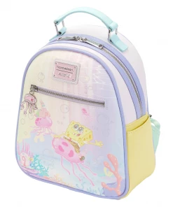 Loungefly SpongeBob SquarePants Jelly Fishing Mini Backpack Disney 9 Loungefly SpongeBob SquarePants Jelly Fishing Mini Backpack Disney