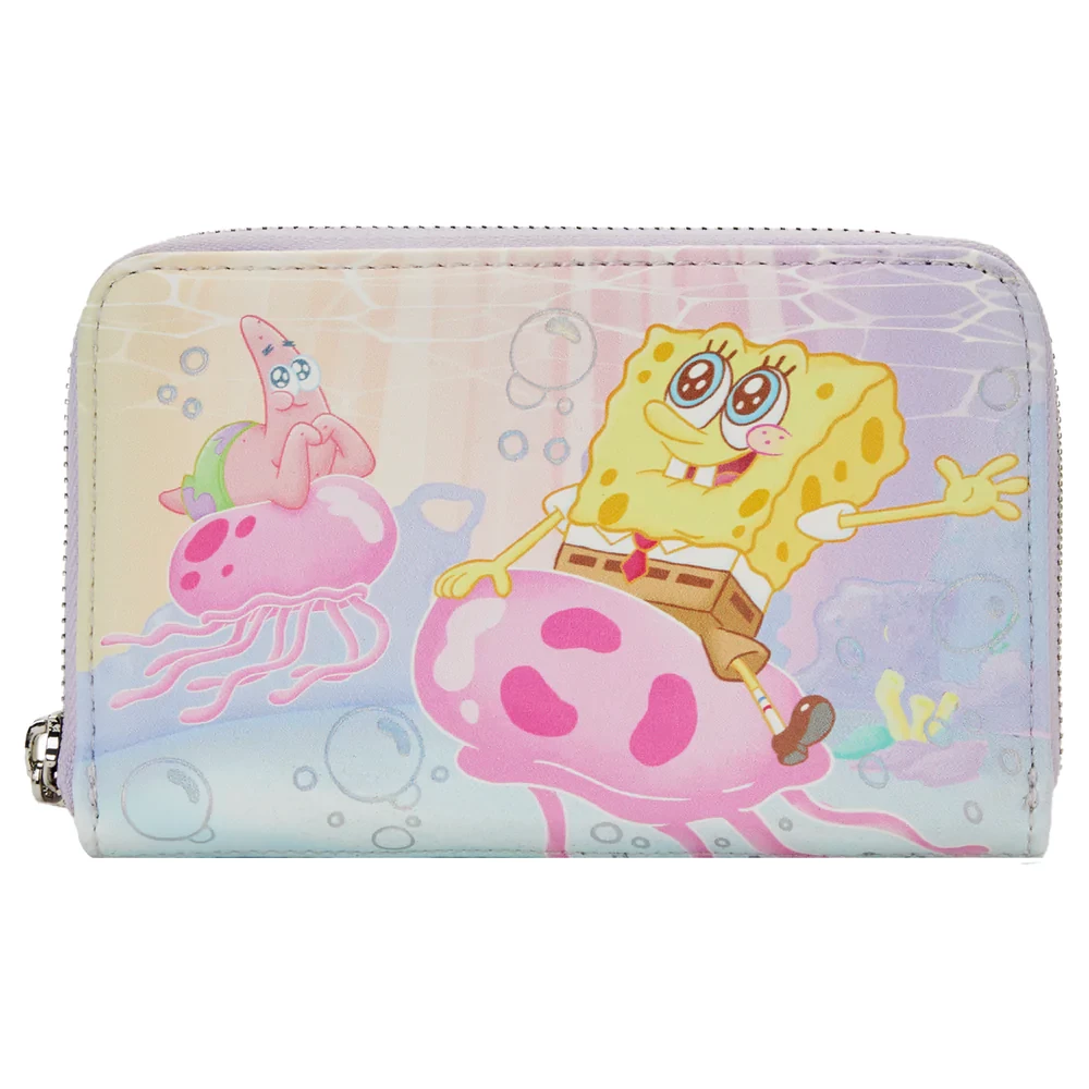 Loungefly SpongeBob SquarePants Jelly Fishing Zip Around Wallet Disney 1 Loungefly SpongeBob SquarePants Jelly Fishing Zip Around Wallet Disney