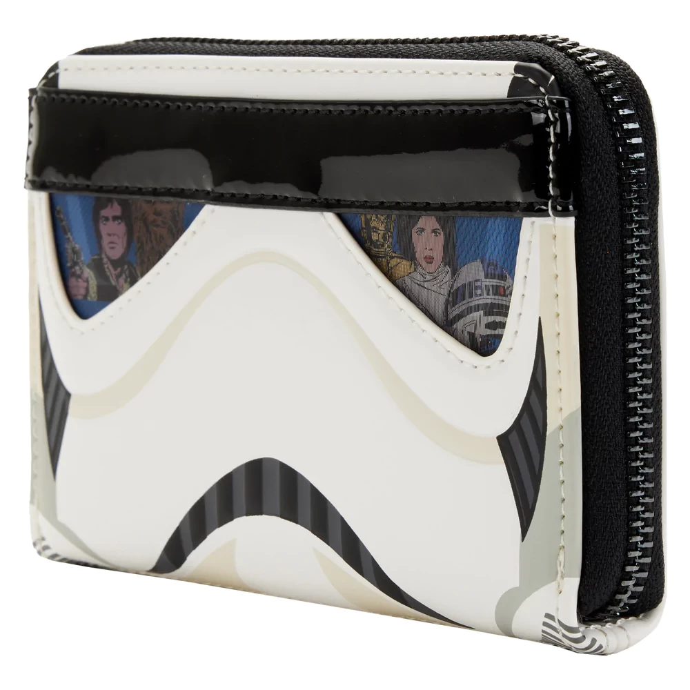 Loungefly Stormtrooper Lenticular Cosplay Zip Around Wallet Star Wars 3 Loungefly Stormtrooper Lenticular Cosplay Zip Around Wallet Star Wars