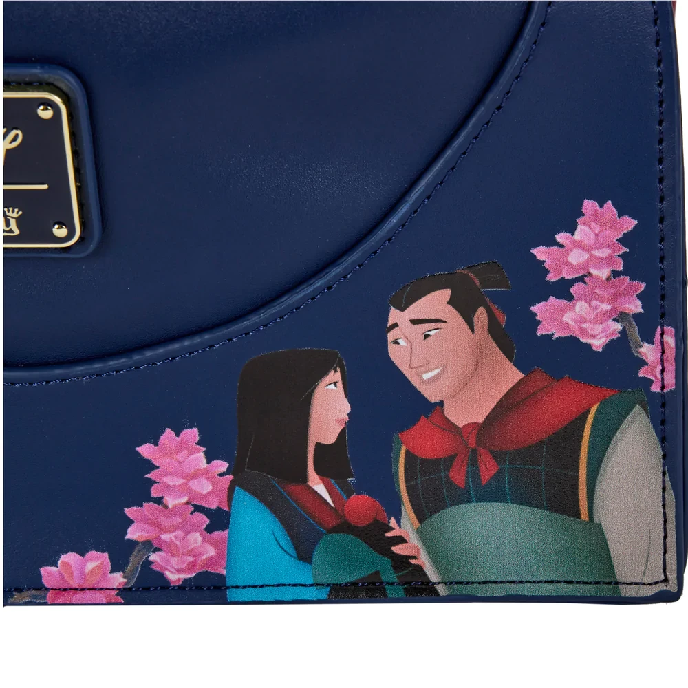 Loungefly Disney Mulan Castle Crossbody Bag 5 Loungefly Disney Mulan Castle Crossbody Bag
