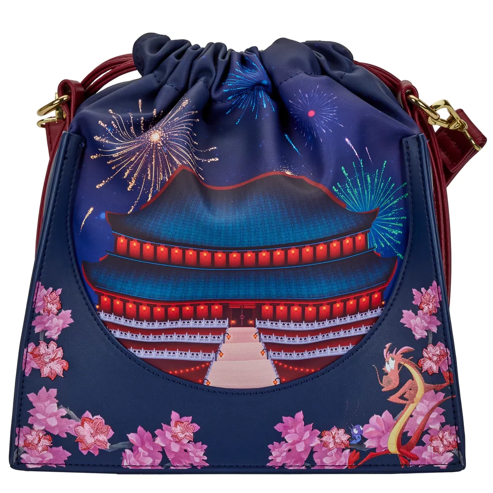 Loungefly Disney Mulan Castle Crossbody Bag 1 Loungefly Disney Mulan Castle Crossbody Bag