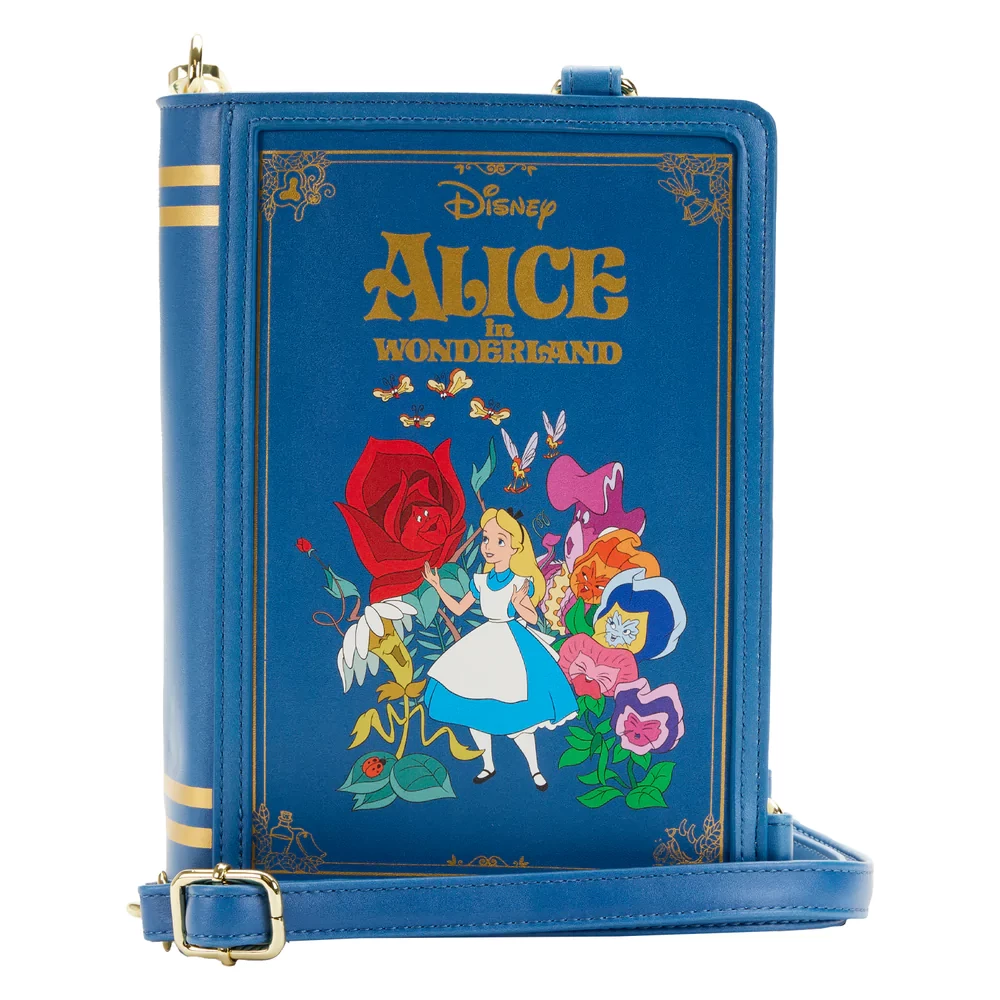 Loungefly Disney Alice In Wonderland Book Convertible Crossbody Bag 1 Loungefly Disney Alice In Wonderland Book Convertible Crossbody Bag