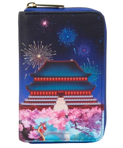 Loungefly Mulan Castle Zip Around Wallet