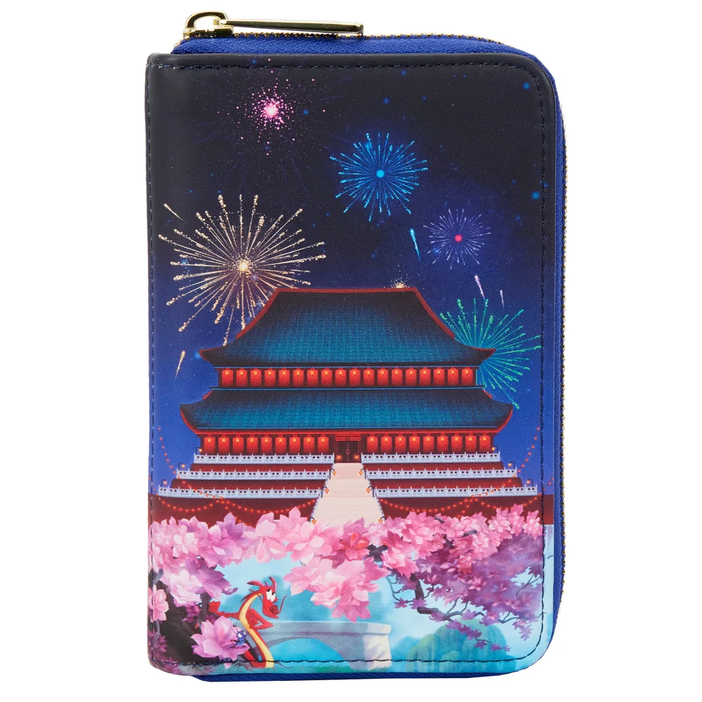 Loungefly Mulan Castle Zip Around Wallet 1 Loungefly Mulan Castle Zip Around Wallet