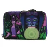 Loungefly The Princess And The Frog Dr. Facilier Glow In The Dark Zip Around Wallet Disney