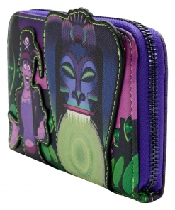 Loungefly The Princess And The Frog Dr. Facilier Glow In The Dark Zip Around Wallet Disney