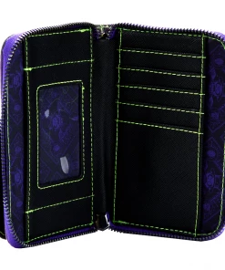 Loungefly The Princess And The Frog Dr. Facilier Glow In The Dark Zip Around Wallet Disney