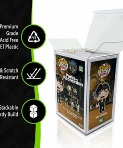 EcoTek Eco-Tek UV/Scratch Resistant Pop Protector: 0.50MM For Standard 4" Inch Funko POP! Vinyl Figures