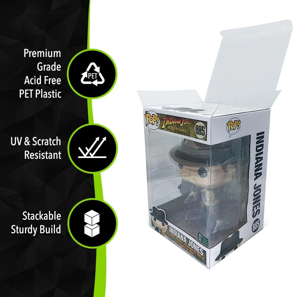 EcoTek Eco-Tek UV/Scratch Resistant Pop Protector: For 10" Inch Funko POP! Vinyl Figures 2 EcoTek Eco-Tek UV/Scratch Resistant Pop Protector: For 10" Inch Funko POP! Vinyl Figures