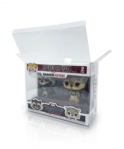 EcoTek Eco-Tek UV/Scratch Resistant Pop Protector: For 2-Pack Funko POP! Vinyl Figures