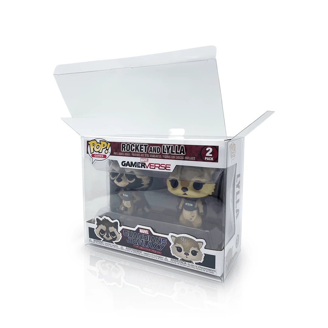 EcoTek Eco-Tek UV/Scratch Resistant Pop Protector: For 2-Pack Funko POP! Vinyl Figures 1 EcoTek Eco-Tek UV/Scratch Resistant Pop Protector: For 2-Pack Funko POP! Vinyl Figures