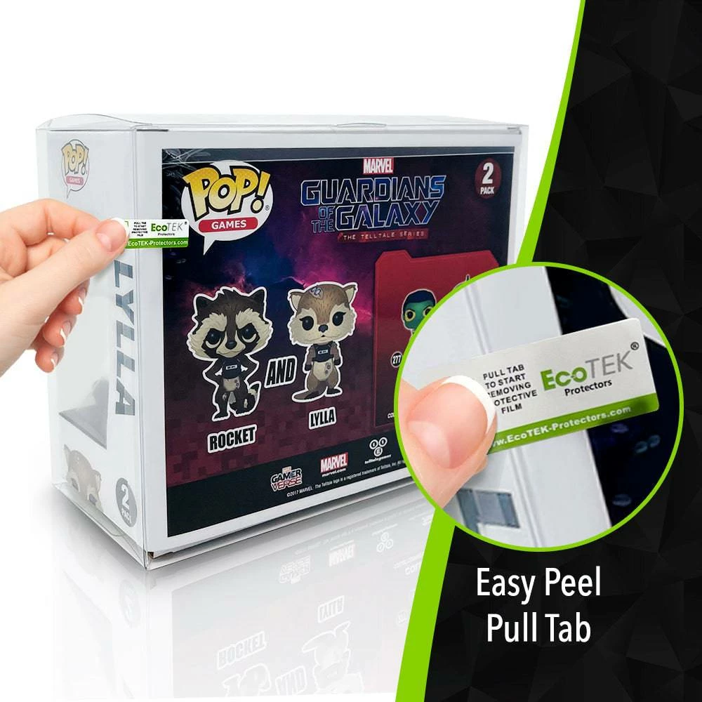 EcoTek Eco-Tek UV/Scratch Resistant Pop Protector: For 2-Pack Funko POP! Vinyl Figures 3 EcoTek Eco-Tek UV/Scratch Resistant Pop Protector: For 2-Pack Funko POP! Vinyl Figures