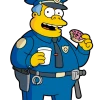 Emerald City Collectibles FiGPiN The Simpsons: Chief Clancy Wiggum (873) [PRE-ORDER]