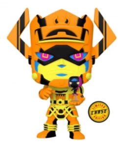 Emerald City Collectibles Jumbo Funko Pop! Fantastic Four: 10" GALACTUS W/ Silver Surfer {Black Light} PX Exclusive (809) [Chase] Hero's & Villian's