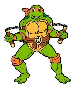 FiGPiN TMNT: Michaelangelo (567) Animation