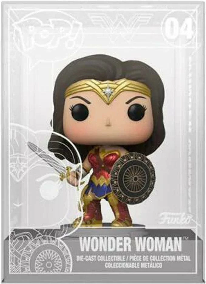 Funko POP! DIE-CAST: WONDER WOMAN WITH SWORD & SHIELD - DC COMICS 1 Funko POP! DIE-CAST: WONDER WOMAN WITH SWORD & SHIELD - DC COMICS