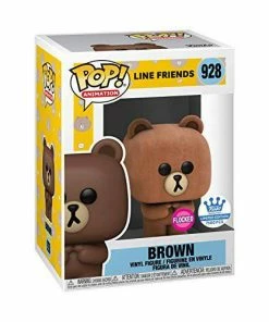 Funko Pop! Line Friends: Brown (928) LE7500 [Flocked] Animation