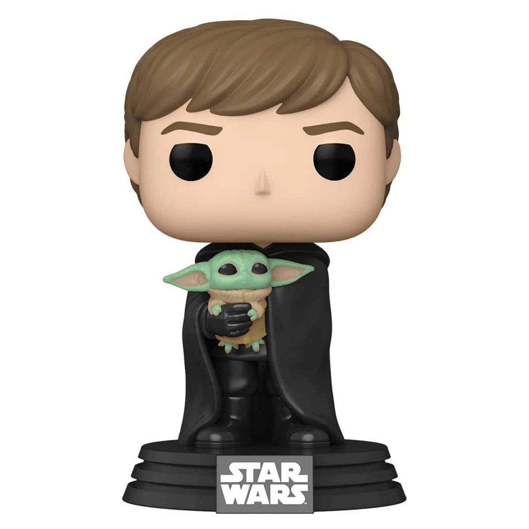 Star Wars Funko Pop! The Mandalorian - Luke Skywalker W/ Grogu (482) 1 Star Wars Funko Pop! The Mandalorian - Luke Skywalker W/ Grogu (482)