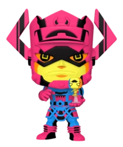Jumbo Funko Pop! Fantastic Four: 10" GALACTUS W/ Silver Surfer {Black Light} PX Exclusive (809)