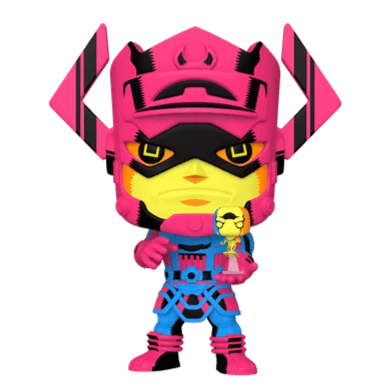 Jumbo Funko Pop! Fantastic Four: 10" GALACTUS W/ Silver Surfer {Black Light} PX Exclusive (809) 1 Jumbo Funko Pop! Fantastic Four: 10" GALACTUS W/ Silver Surfer {Black Light} PX Exclusive (809)