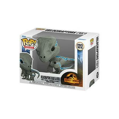Funko Pop POP And Buddy: Jurassic World Dominion - Velociraptor (Blue & Beta) Movies & Television 2 Funko Pop POP And Buddy: Jurassic World Dominion - Velociraptor (Blue & Beta) Movies & Television