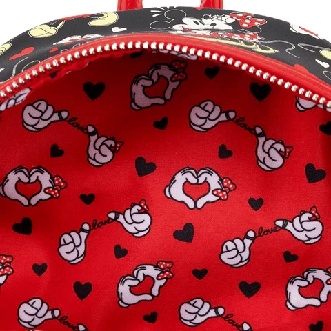 Loungefly Mickey And Minnie Mouse Love Mini Backpack Disney 2 Loungefly Mickey And Minnie Mouse Love Mini Backpack Disney