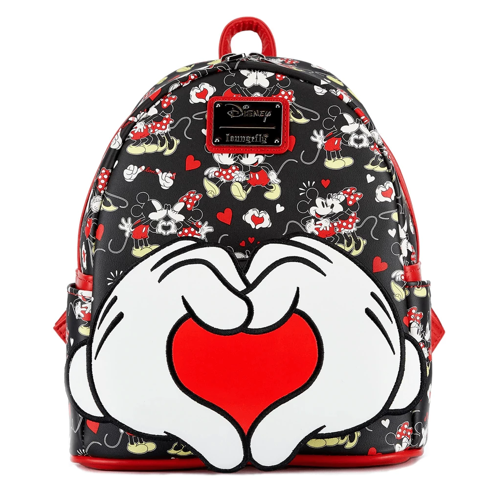 Loungefly Mickey And Minnie Mouse Love Mini Backpack Disney 1 Loungefly Mickey And Minnie Mouse Love Mini Backpack Disney