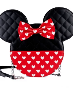Loungefly Mickey And Minnie Mouse Love Reversible Crossbody Bag Disney