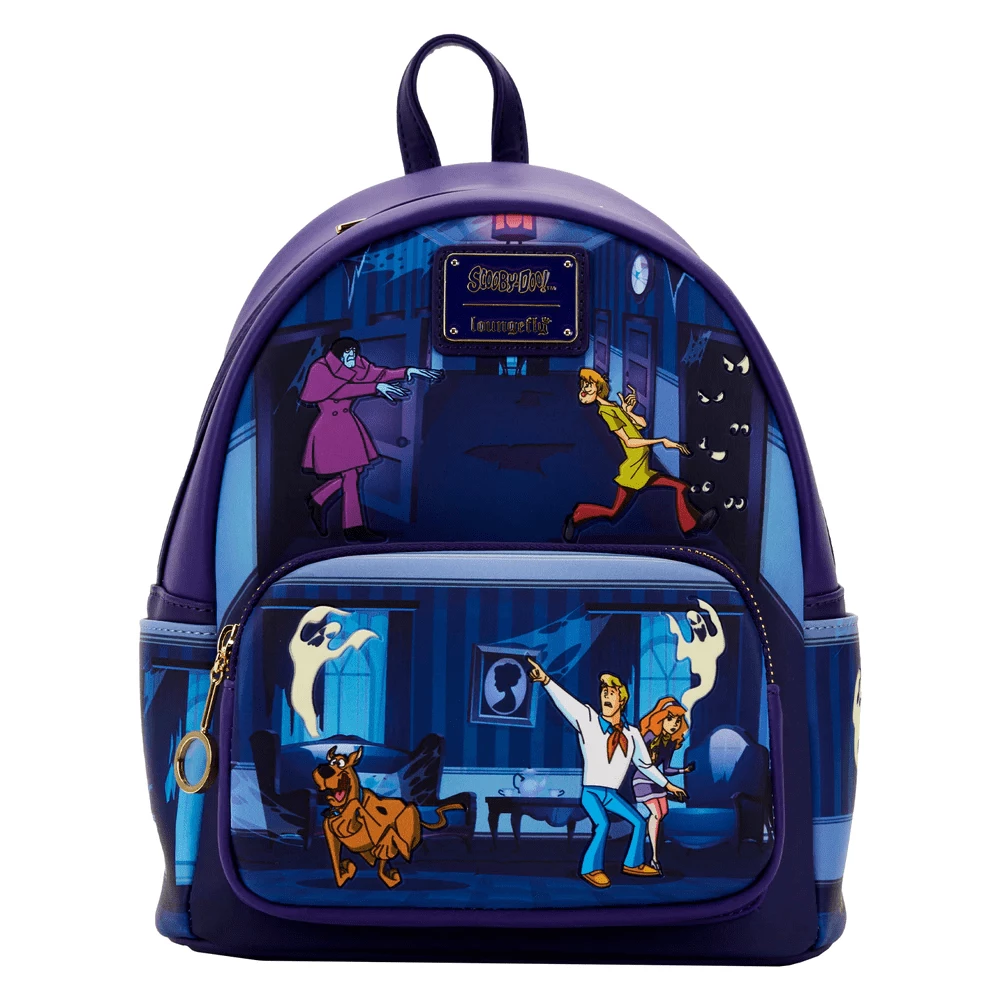 Loungefly Scooby-Doo! Ghost Chase Glow In The Dark Mini Backpack 1 Loungefly Scooby-Doo! Ghost Chase Glow In The Dark Mini Backpack