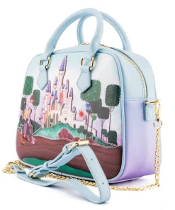 Loungefly Sleeping Beauty Castle Crossbody Bag Disney 7 Loungefly Sleeping Beauty Castle Crossbody Bag Disney