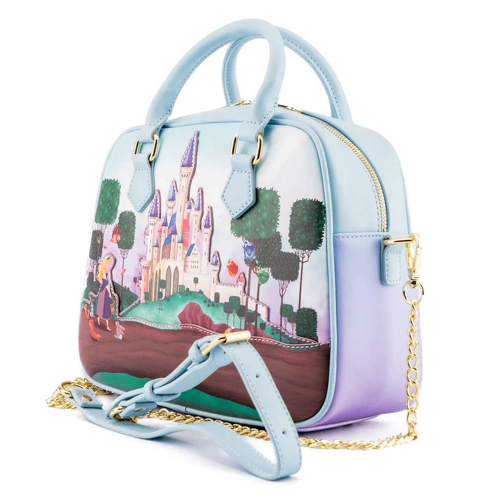 Loungefly Sleeping Beauty Castle Crossbody Bag Disney 3 Loungefly Sleeping Beauty Castle Crossbody Bag Disney