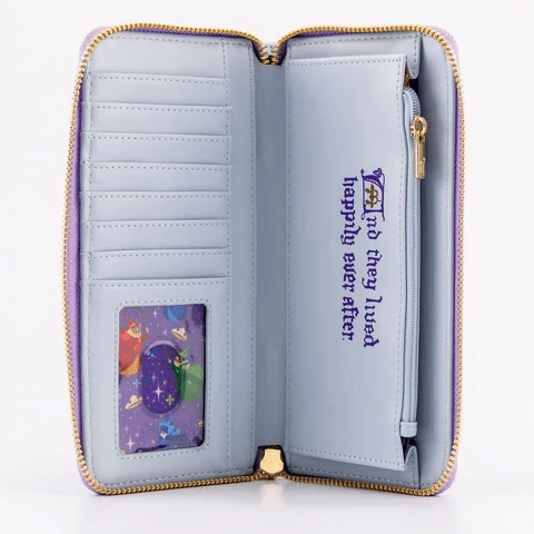 Loungefly Sleeping Beauty Castle Zip Around Wallet 2 Loungefly Sleeping Beauty Castle Zip Around Wallet