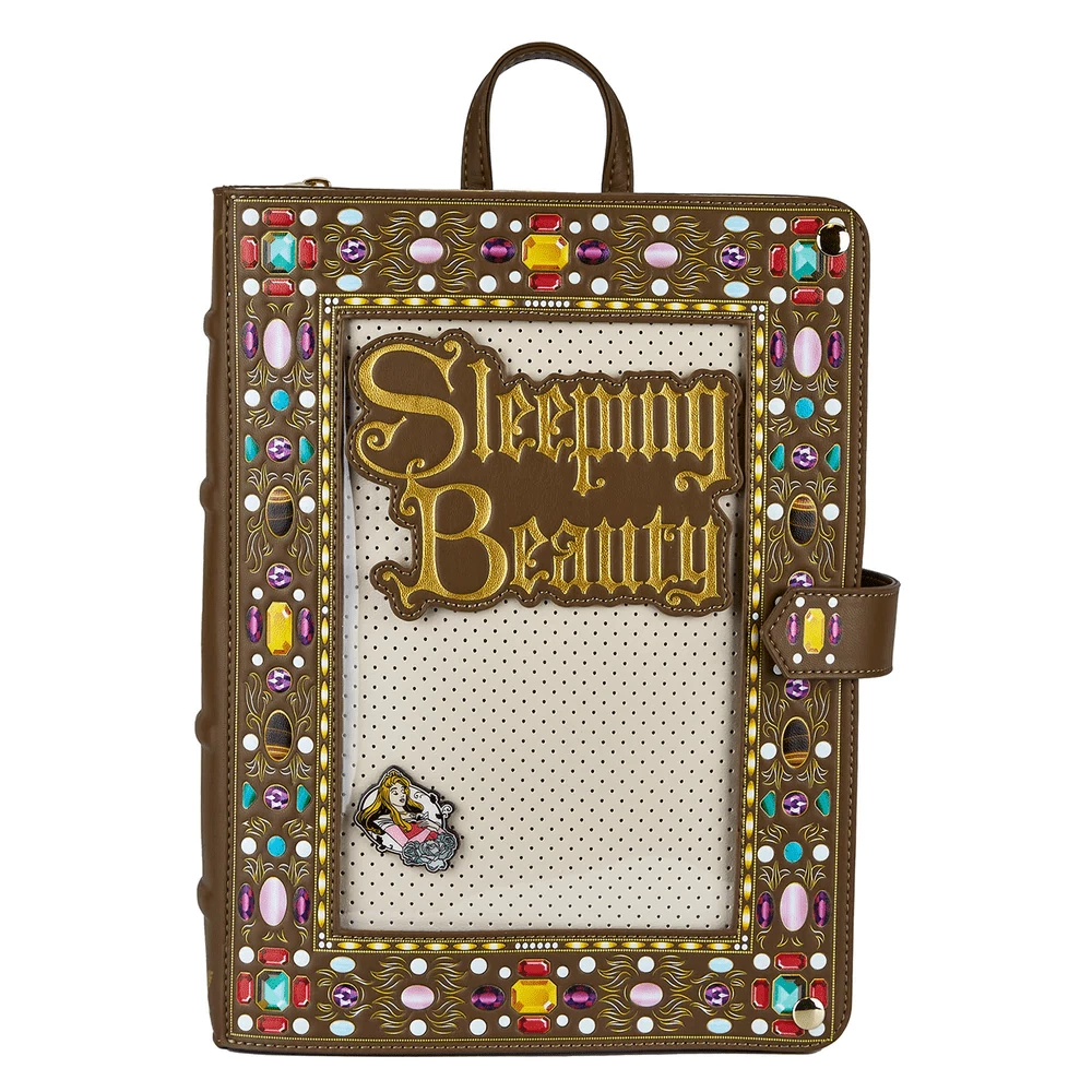 Loungefly Disney Sleeping Beauty Pin Trader Backpack 1 Loungefly Disney Sleeping Beauty Pin Trader Backpack