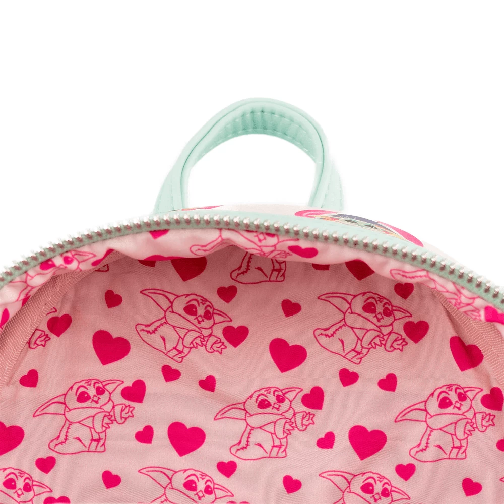 Loungefly The Mandalorian Grogu Hearts Mini Backpack Star Wars 2 Loungefly The Mandalorian Grogu Hearts Mini Backpack Star Wars
