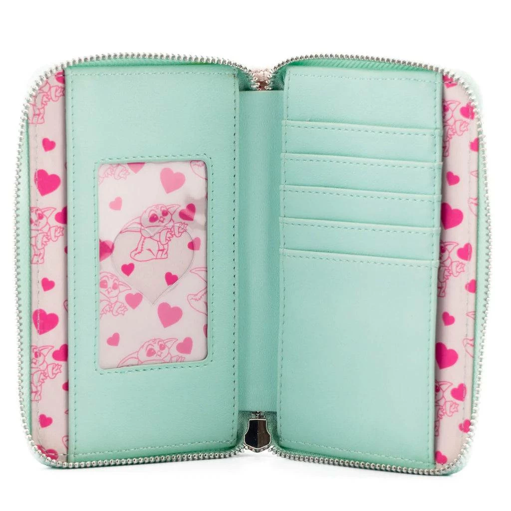 Loungefly The Mandalorian Grogu Hearts Zip Around Wallet Star Wars 2 Loungefly The Mandalorian Grogu Hearts Zip Around Wallet Star Wars