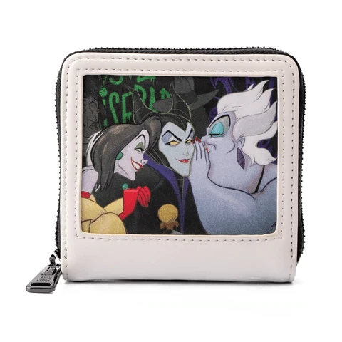 Loungefly Disney Villains Club Zip Around Wallet 1 Loungefly Disney Villains Club Zip Around Wallet